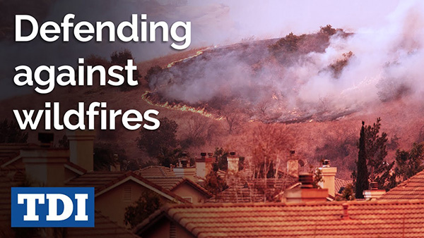 YouTube video: Prevent a wildfire from becoming a house fire