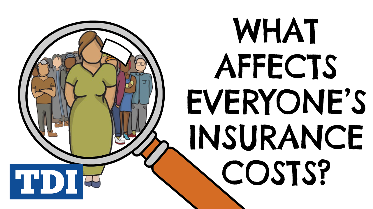 Text on image: What affects everyone's insurance costs