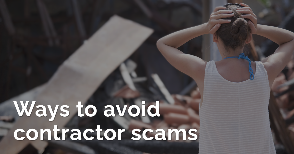 Ways to avoid contractor scams