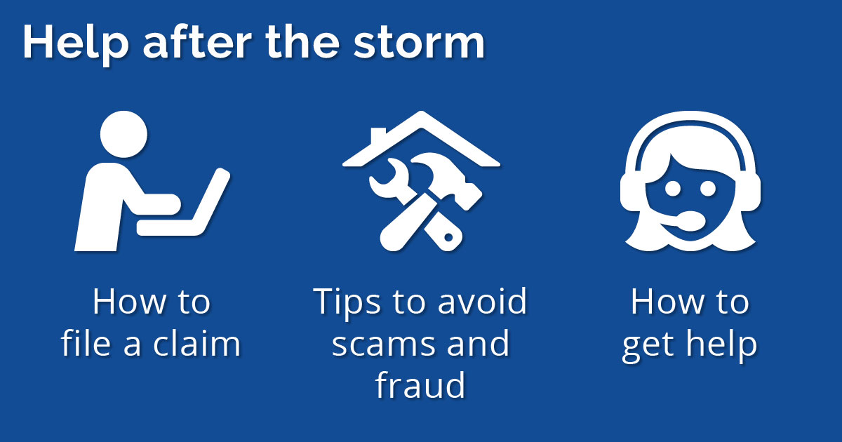 help after the storm