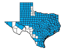 Texas Star Network Service Area Map