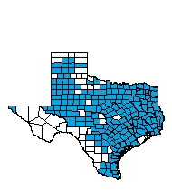 USA Workers service area small map