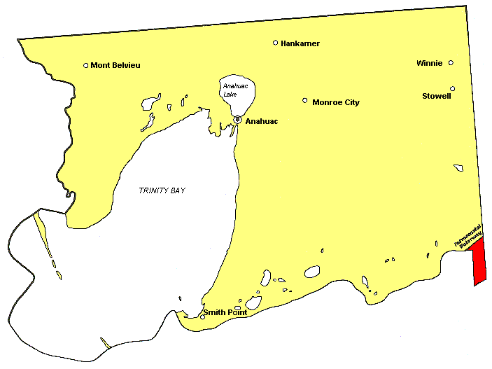 Chambers County Map