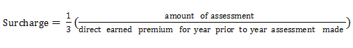 surcharge formula