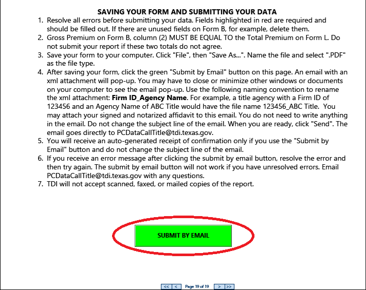 bottom of last page of form