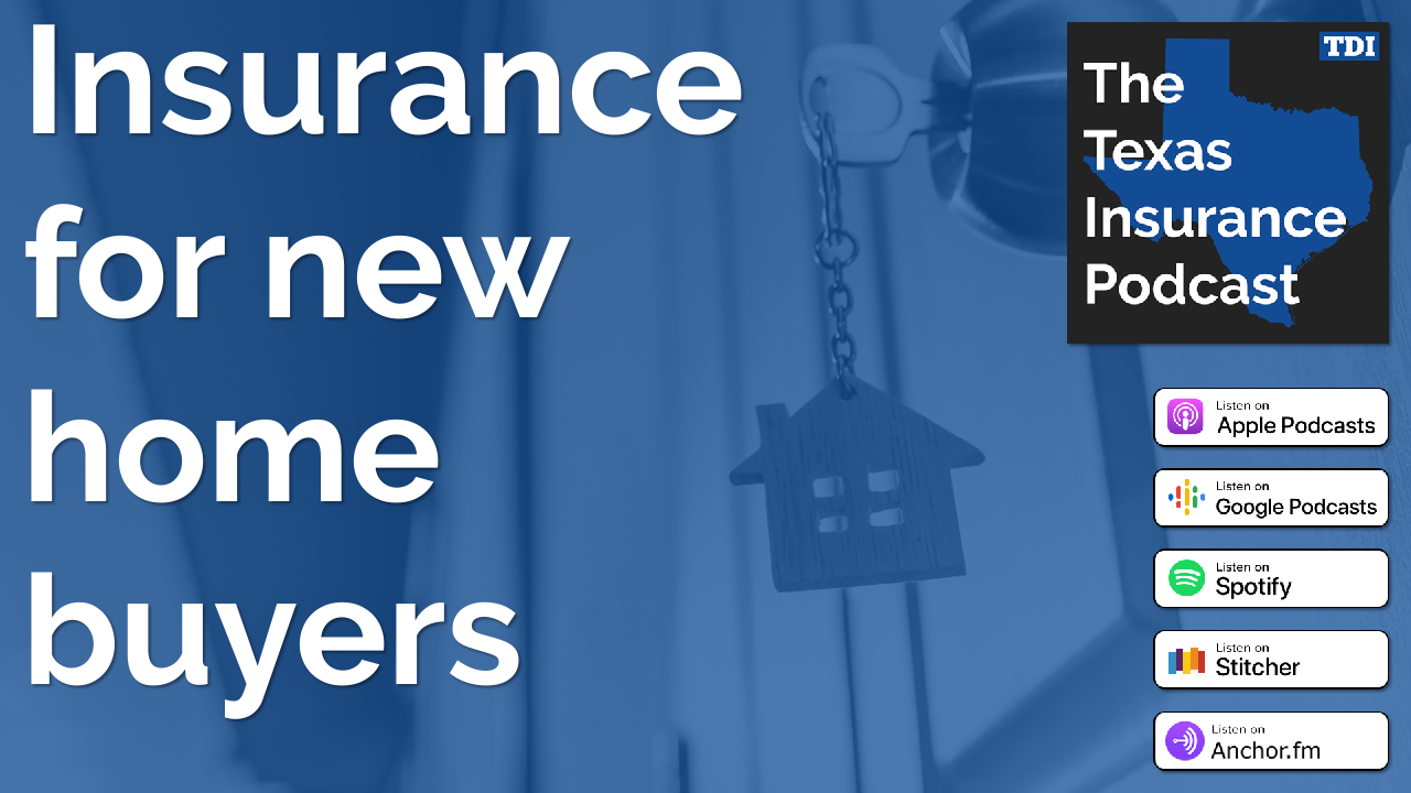 Text on image: Insurance for new home buyers