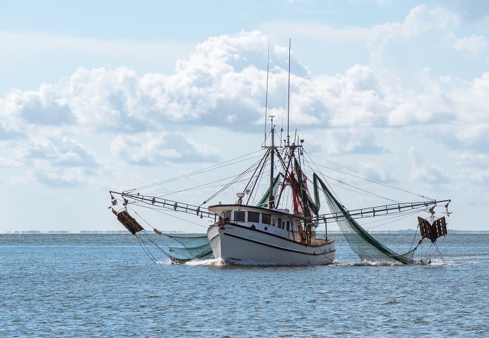 Commercial fishing boat