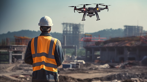 Drones in construction safety