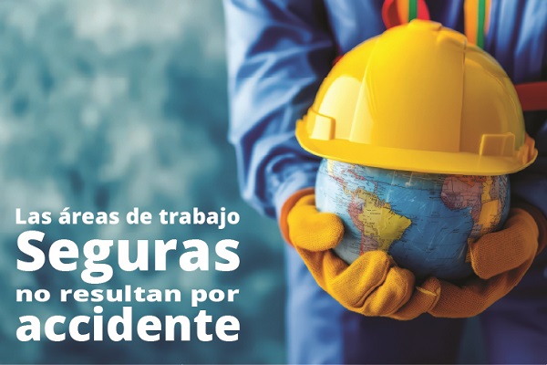 Las áreas de trabajo seguras no resultan por accidente