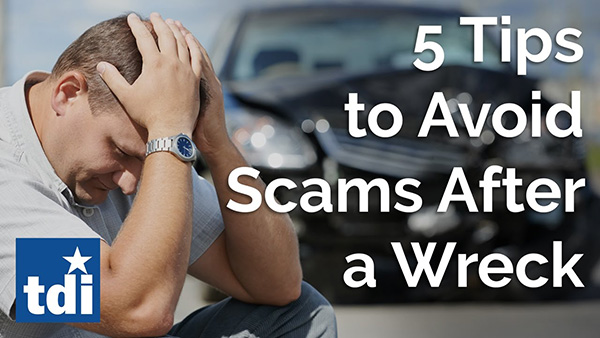 5 tips to avoid scams after a wreck