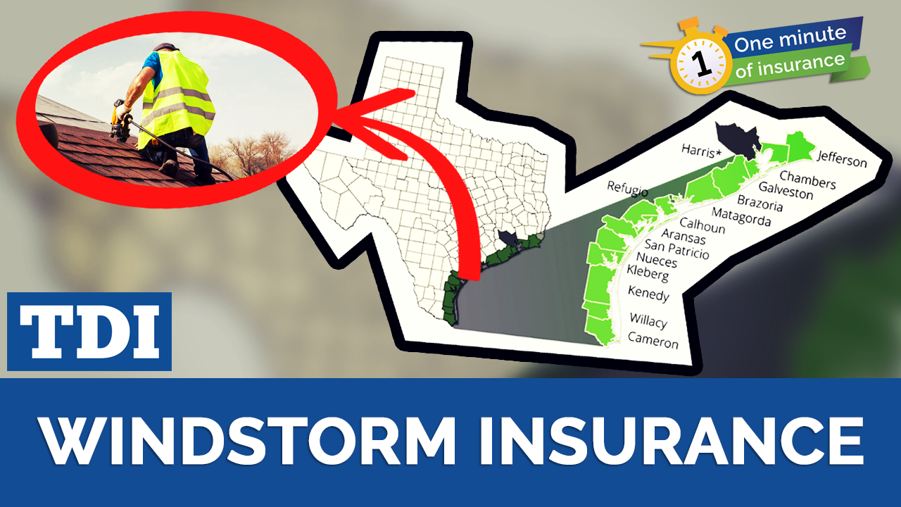 Text on image: Windstorm insurance