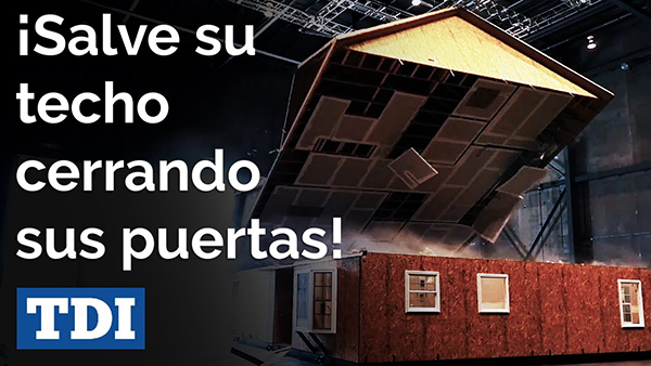 ¡Salve su techo cerrando sus puertas!